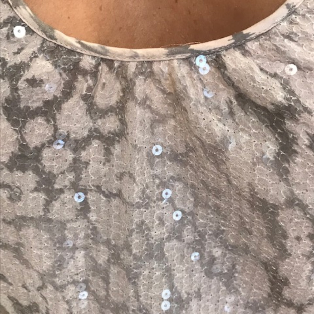 Rebecca Taylor Pink Rose Sequin Mini Dress - Picture 4 of 4